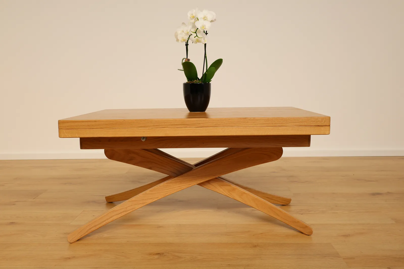 The Transform European Oak Square Extendable Table – product view 17